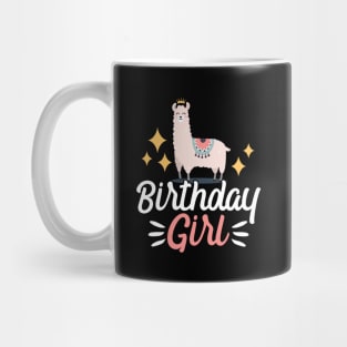 Birthday Girl Starry Lamma Party Gift Mug